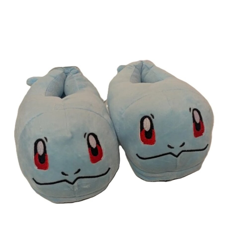 Squirtle Plush Slippers Kids Toddler Closed Toe Cozy Indoor Shoes